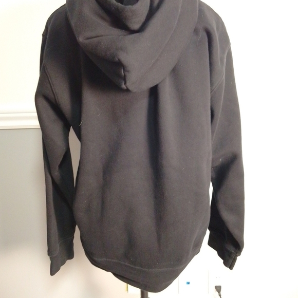 Brunette The Label Women’s Size Medium-large Redhead Hoodie Sweatshirt Black - Picture 3 of 4